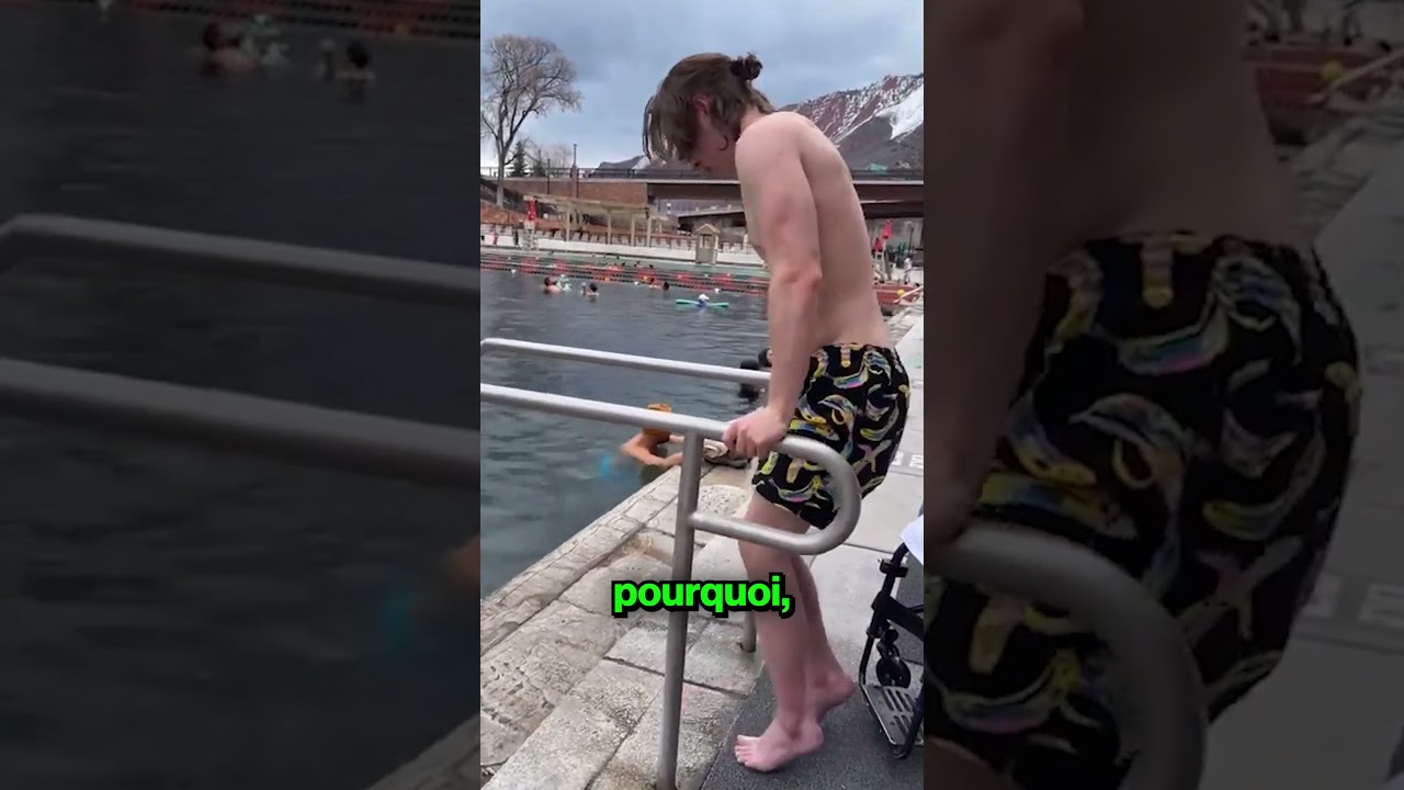 Cet Homme Handicap&eacute; a Trouv&eacute; une M&eacute;thode Pour Nager 😍