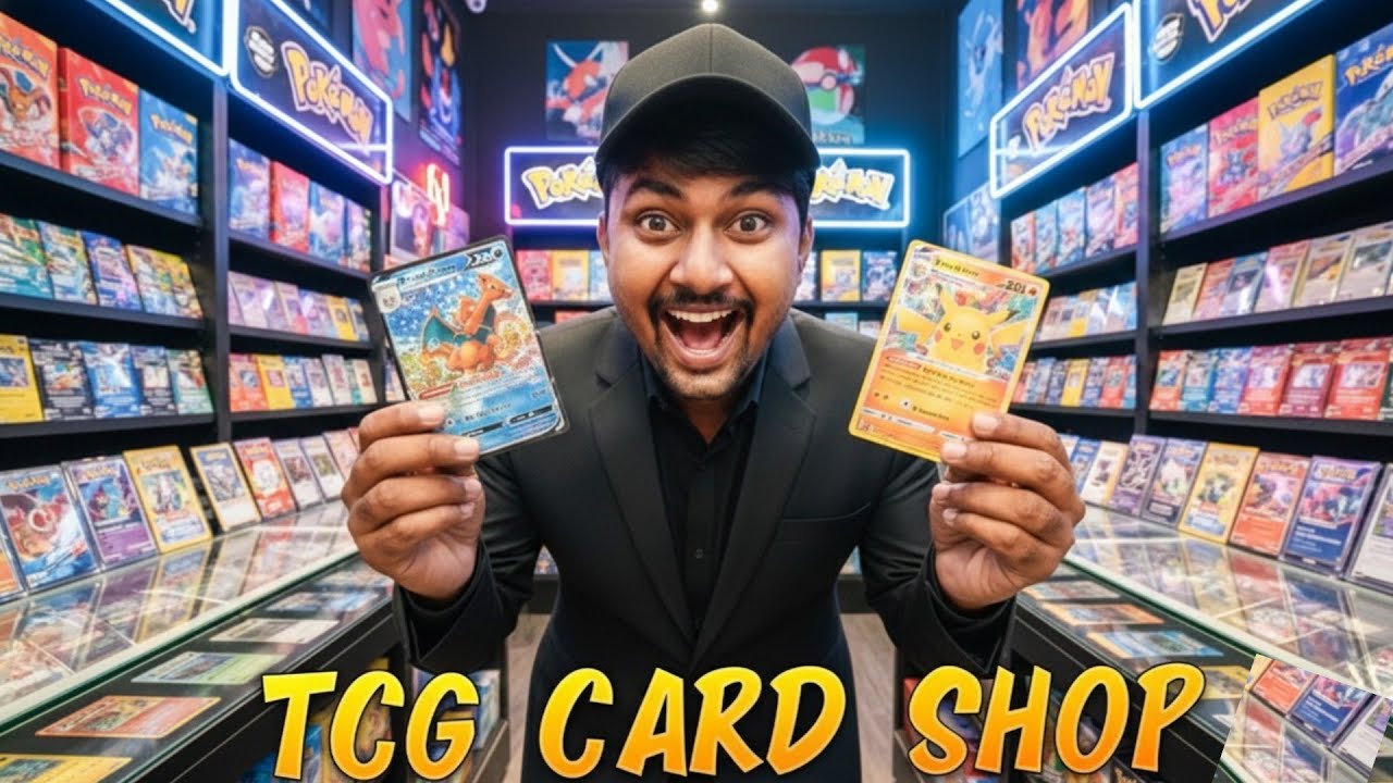 I OPENED TCG CARD SHOP 🔥