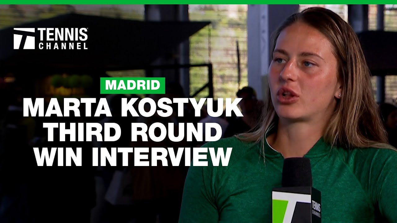 Marta Kostyuk Shares Fashion Secrets | 2025 Madrid Open