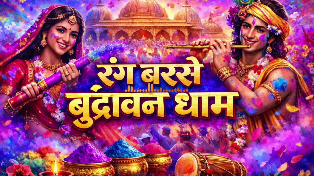 holi ke gana | रंग बरसे वृंदावन धाम | Radhe Krishna Holi Song 2026 | Bhakti Holi Geet | Holi Gana