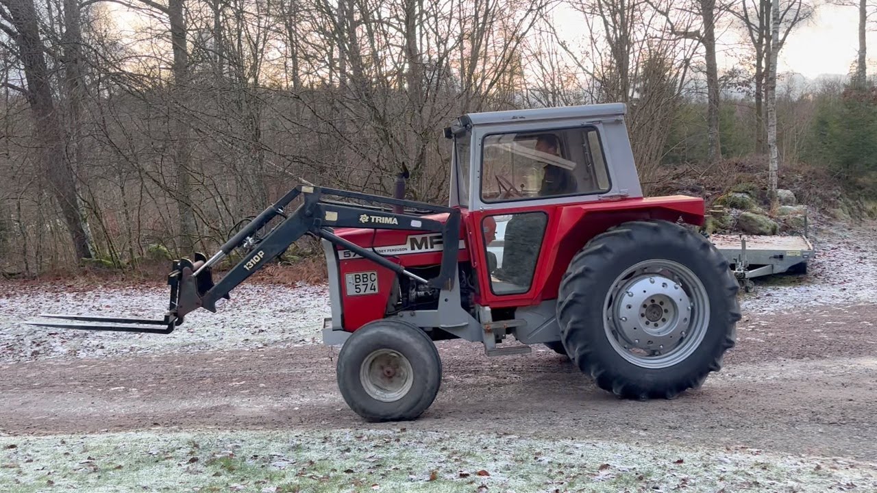 Köp Traktor Massey Ferguson 575 med lastare & 3 redskap på Klaravik