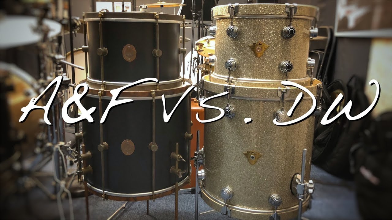A&F Drums vs. DW Drums - Drumset Shootout (Comparison)