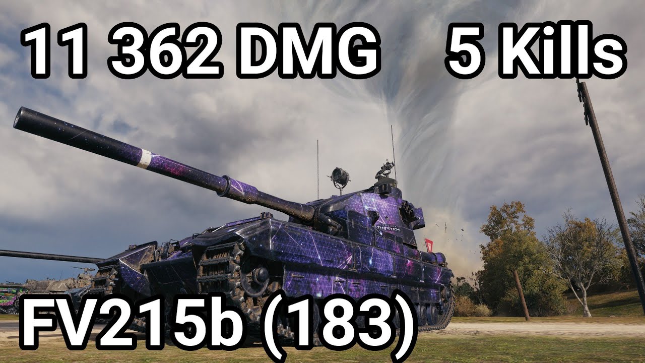 183mm OF PAIN! FV215b (183) 11.3K Damage Masterclass