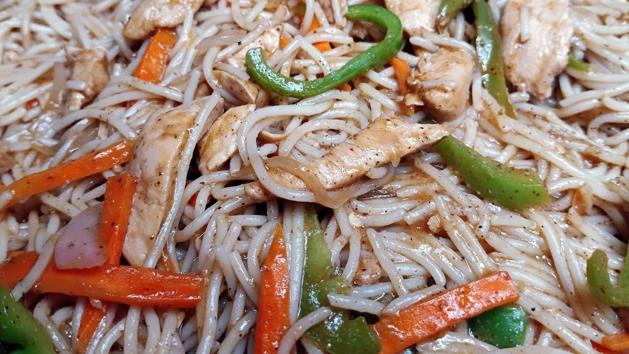 chicken vegetable spaghetti easy recipe of Chicken Spaghetti Recipe