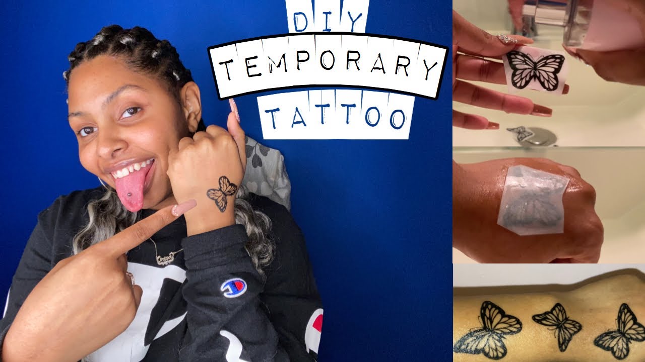 DIY Temporary Tattoos (TikTok)