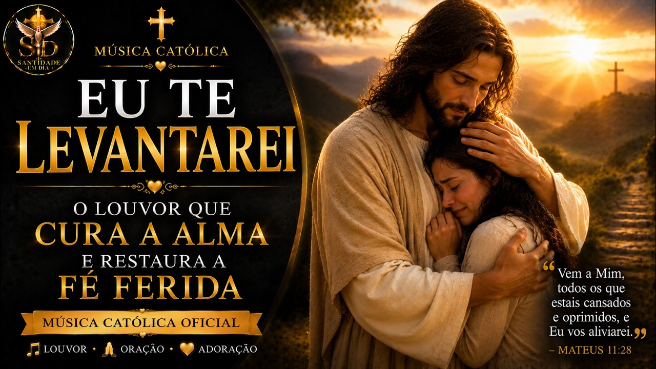 EU TE LEVANTAREI | Louvor Católico Que Cura a Alma e Restaura a Fé ✝️🔥 #catolico #louvor #deus