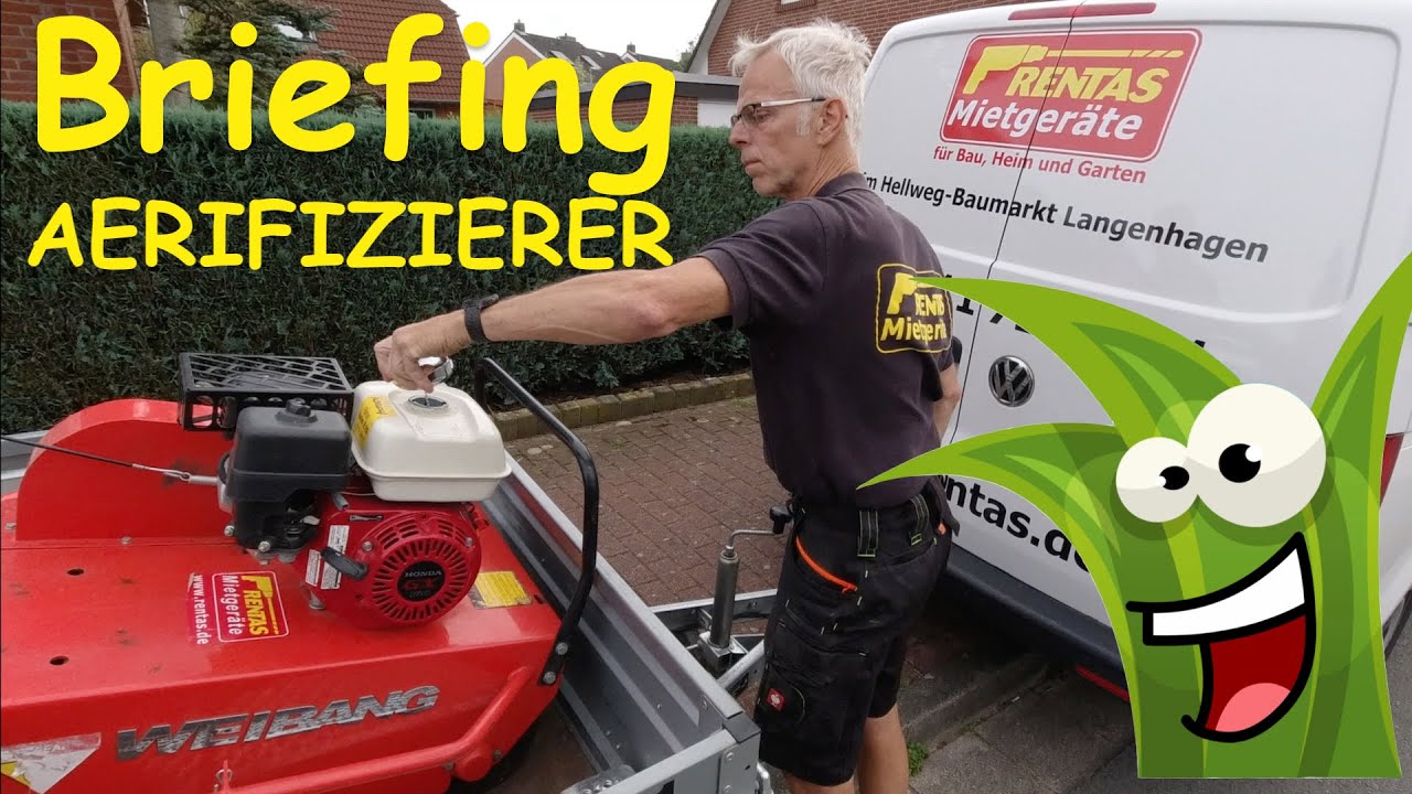 GG Test - Weibang Aerifizierer Briefing! Wie funktioniert ein/bedient man einen Benzin Aerifizierer?