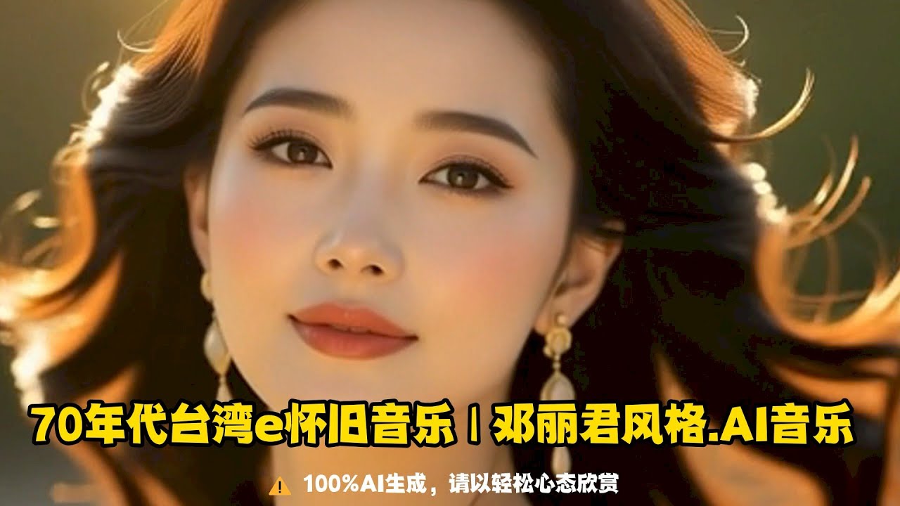 4★.V07.02 | 70年代台湾怀旧音乐｜邓丽君风格.AI音乐 | 当温柔的旋律再次响起，仿佛回到那个月色如水的年代。