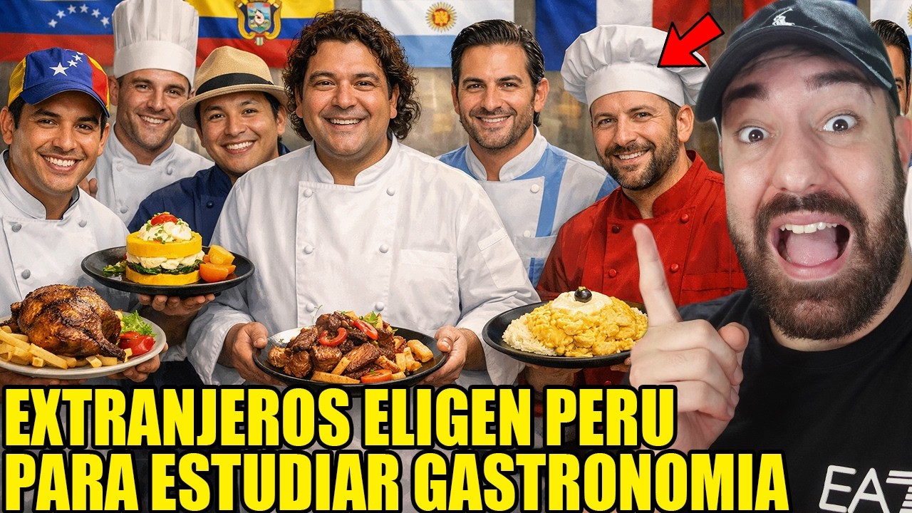 MILES de EXTRANJEROS eligen PERÚ para estudiar GASTRONOMIA!!