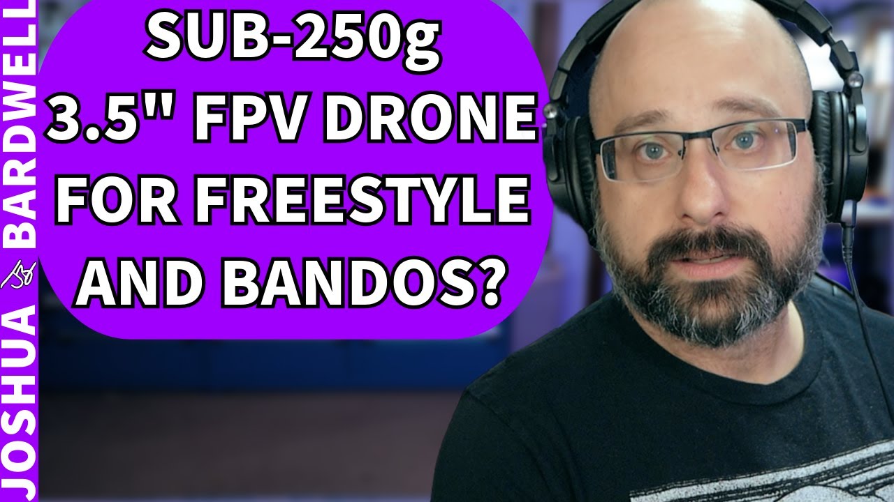 3,5-дюймовый FPV-дрон, который весит менее 250 граммов и является настоящим фристайлом Bando Bash...