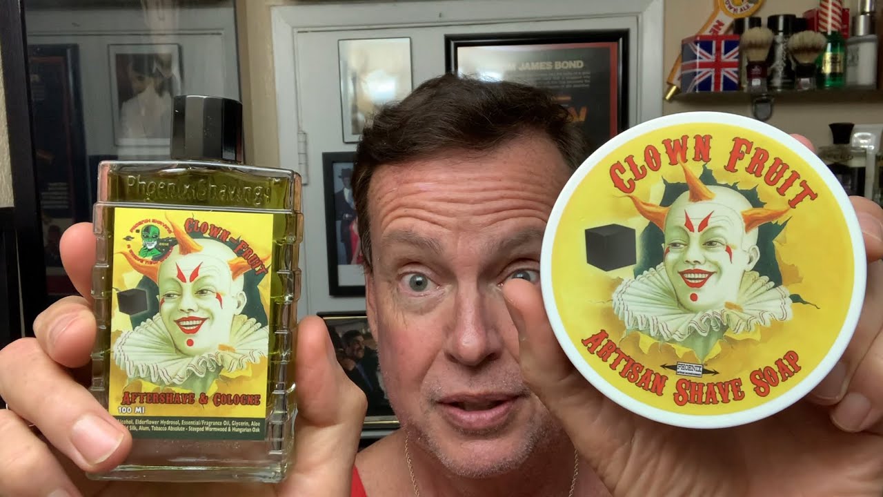 PAA Clown Fruit Soap and Aftershave.