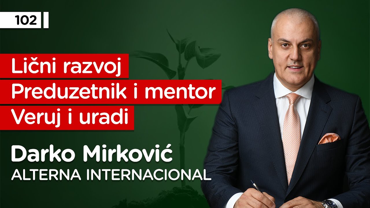 Darko Mirković, motivacioni govornik, biznis mentor, preduzetnik - Pojačalo podcast EP 102