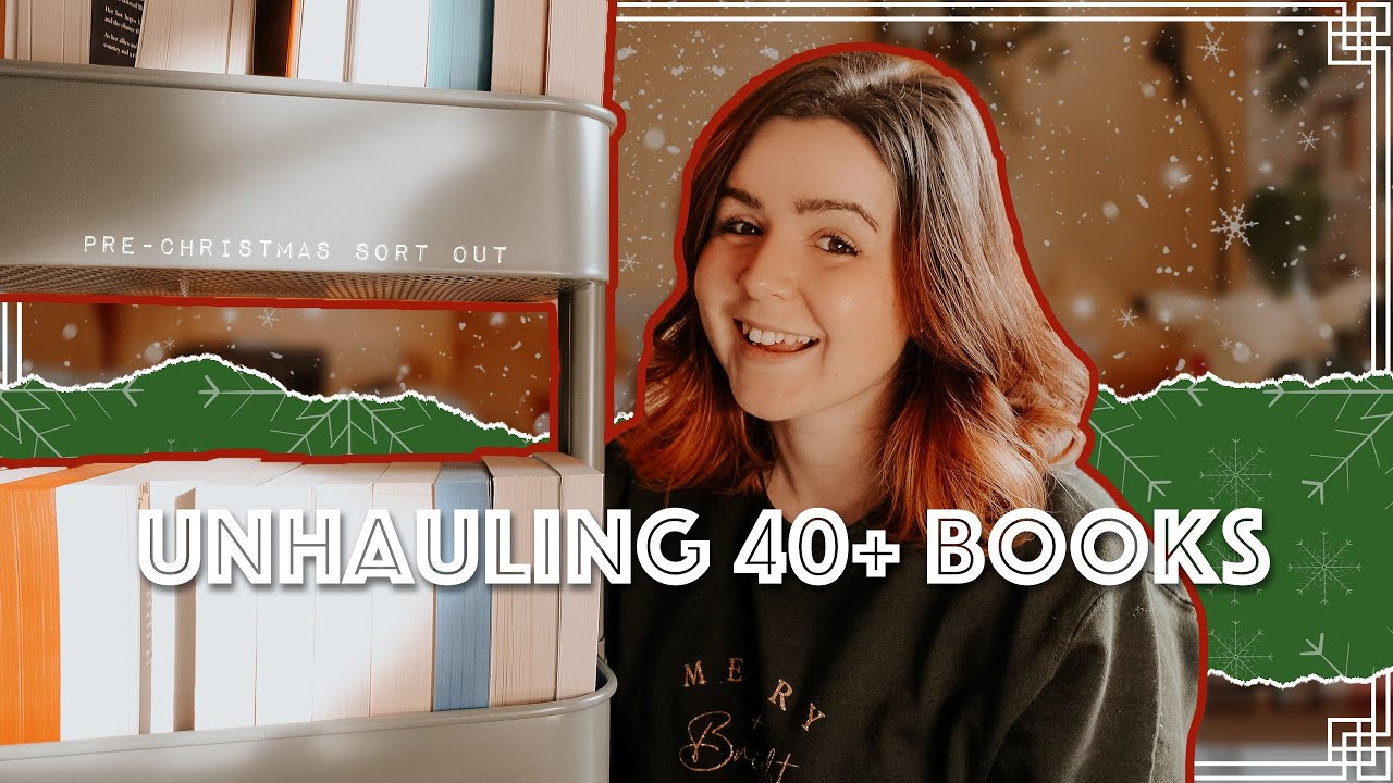 Unhauling 40+ books before Christmas! Vlog style book clear out!