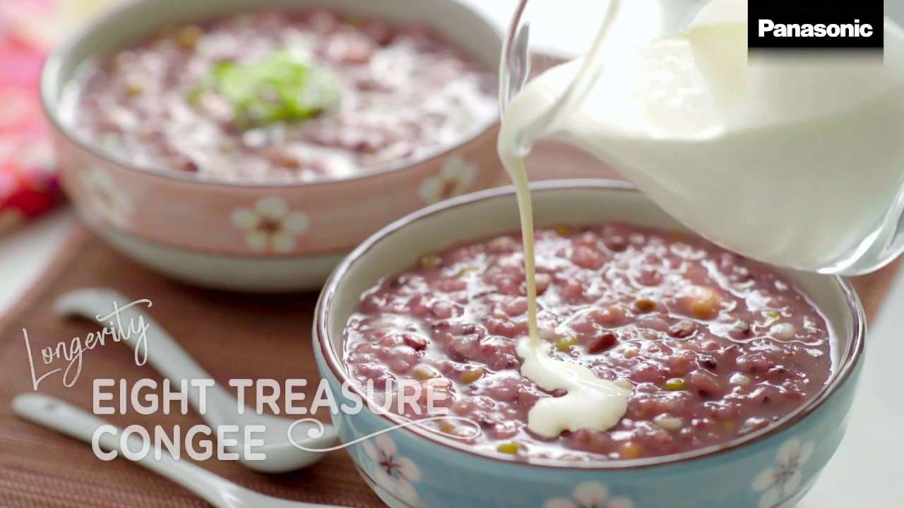 Panasonic Slow Cooker Recipe: Longevity Eight Treasure Congee