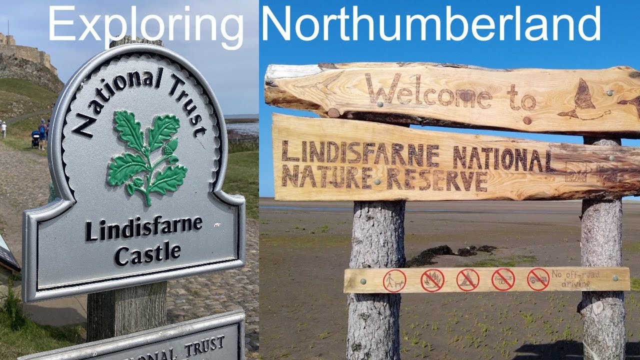 Exploring the HOLY ISLAND of LINDISFARNE plus Dunstanburgh Castle Walk - Northumberland 2021