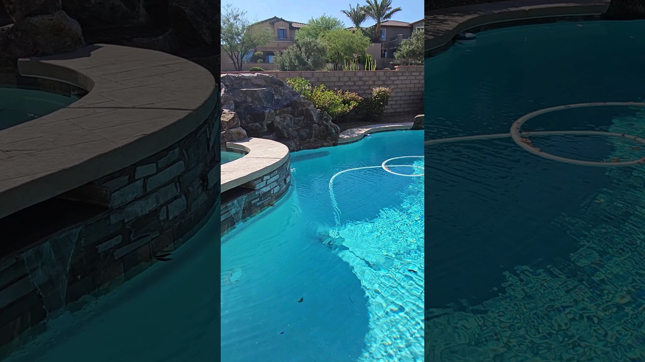 This is my definition of a Sparkling Pool✨️ 🏊&zwj;♂️🤩 #poolandspa #lasvegasrealestate #luxuryrealestate