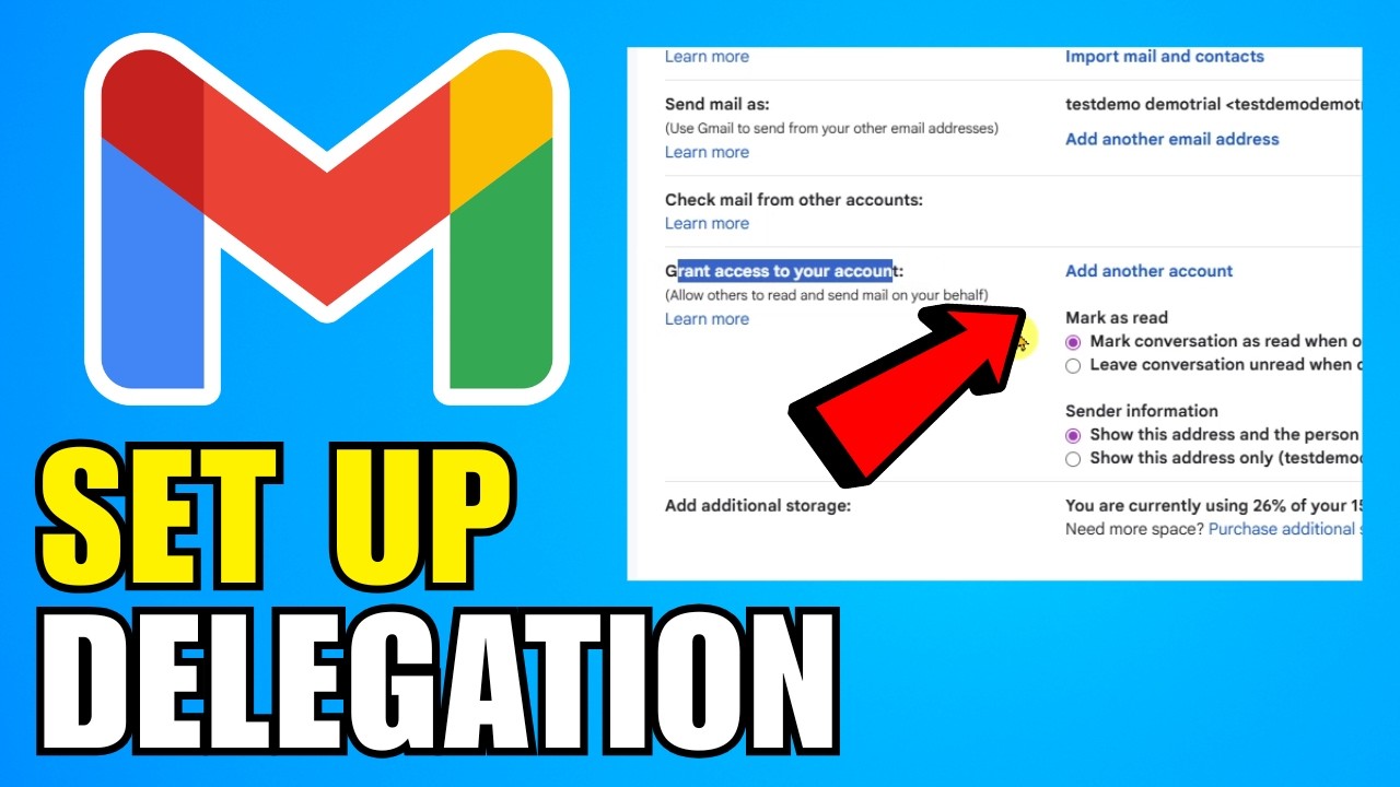 How To Set Up Gmail Delegation (2026) (Quick And Easy Guide)