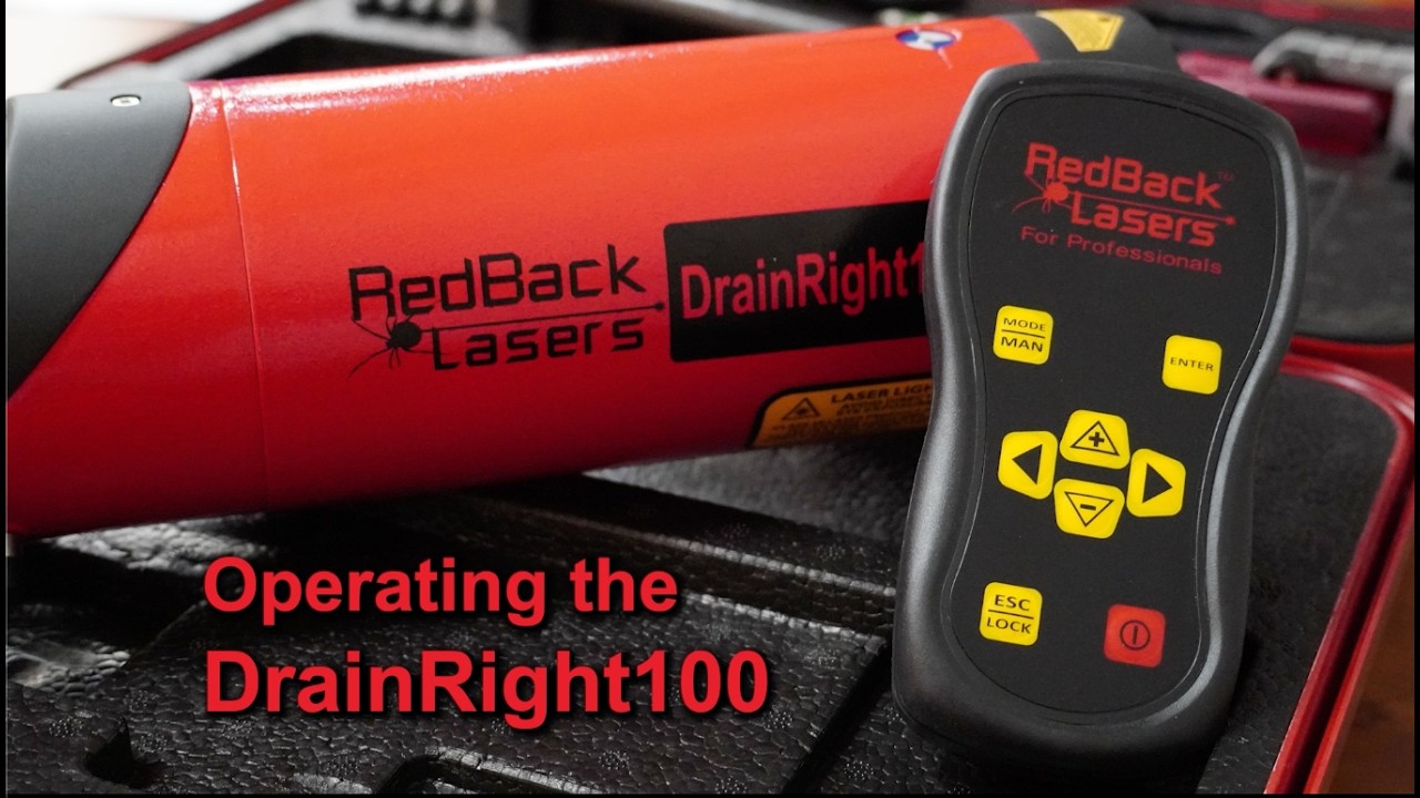DR100 Pipe Laser: How to Operate