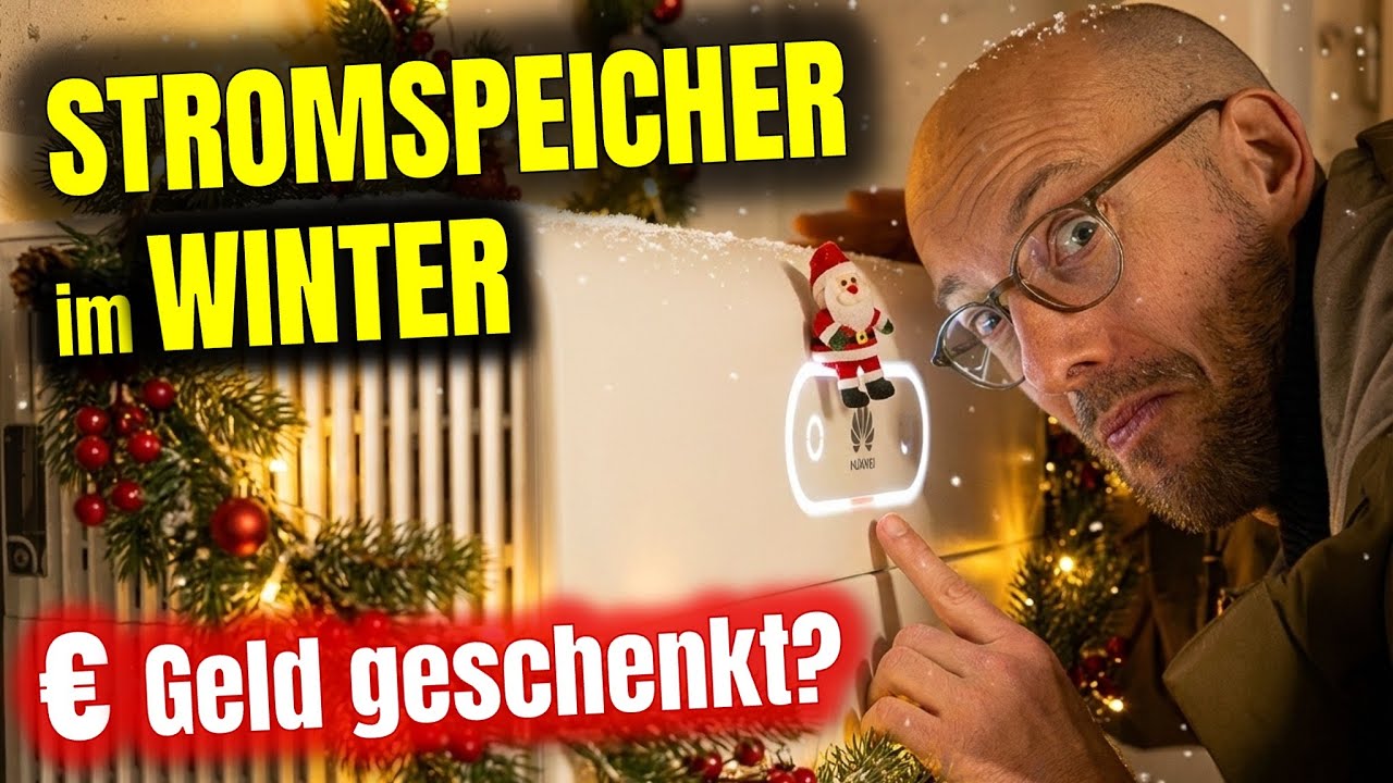 Batteriespeicher im Winter laden? Mit DIESER Technik holst du das Maximum raus
