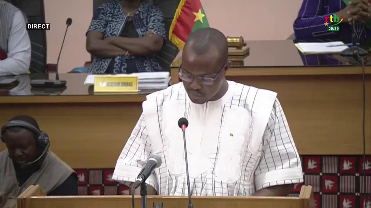 RTB - L'exposé du Premier Ministre, Rimtalba Jean Emmanuel Ouédraogo à l'ALT