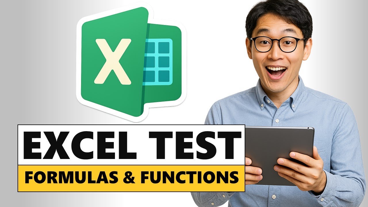 How to Pass EXCEL TEST FOR JOB INTERVIEW - Formulas Practical Examples: SUM() MIN() MAX()!