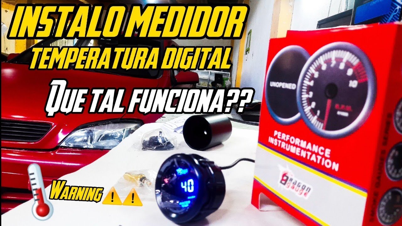COMO INSTALAR MEDIDOR TEMPERATURA [DIGITAL]