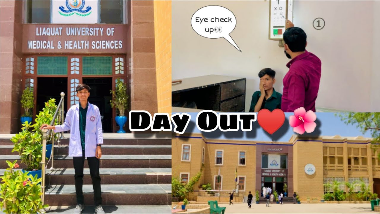First day at LUMHS university🫀🫶🏻|Dream pura kr liya Ajj🥼🤘🏻 |Eye checkup be krvaia |Tanveer khan vlog