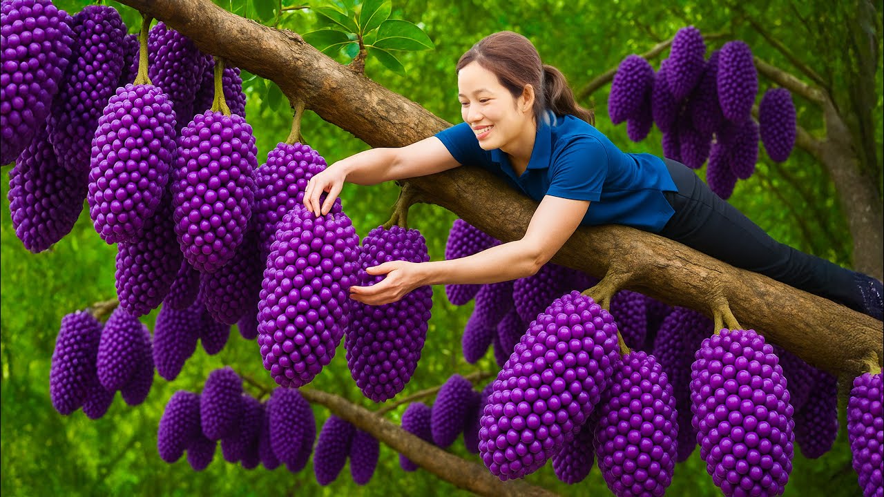 Harvesting Mysterious Wild Forest Fruits | How to Make and Sell Exotic Dishes at the Village Market