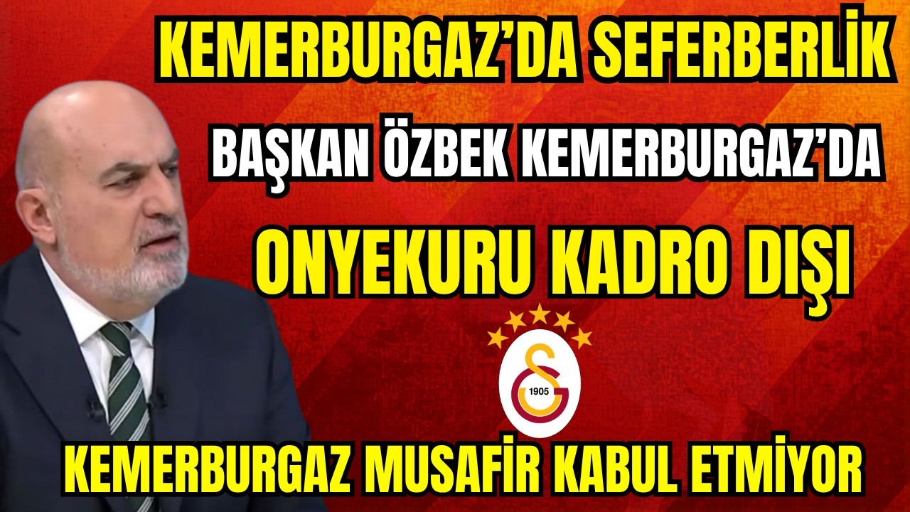 Galatasaray&rsquo;da Seferberlik Dursun &Ouml;zbek Kemerburgaz&rsquo;da, Onyekuru Kritik Ma&ccedil;ta Yok