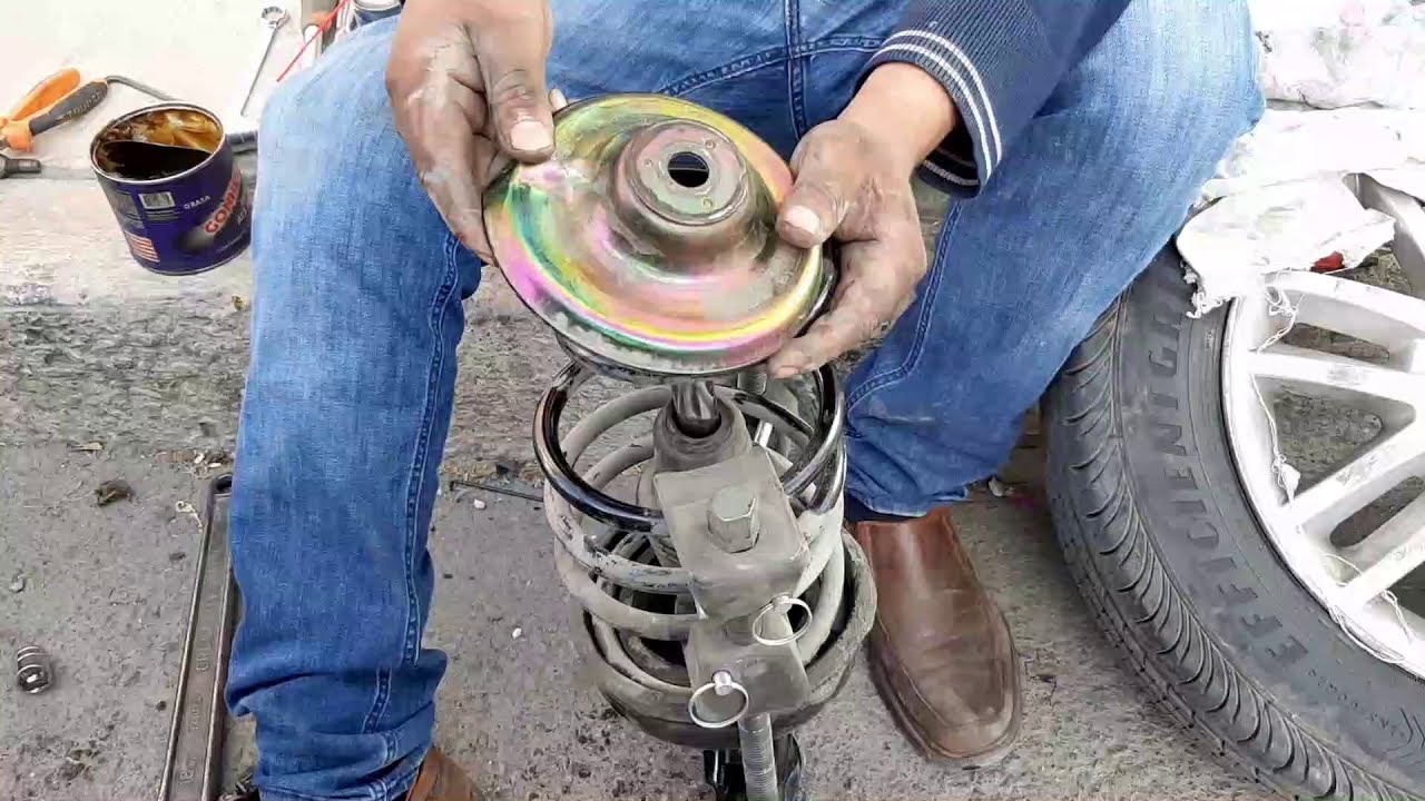 CAMBIO DE AMORTIGUADORES DELANTEROS CLIO O PLATINA.
