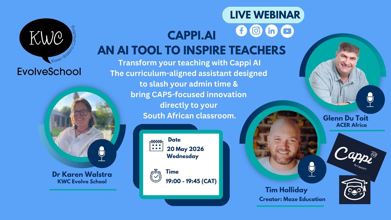 CAPPI AI for Teachers, Parents and High School Learners 📱