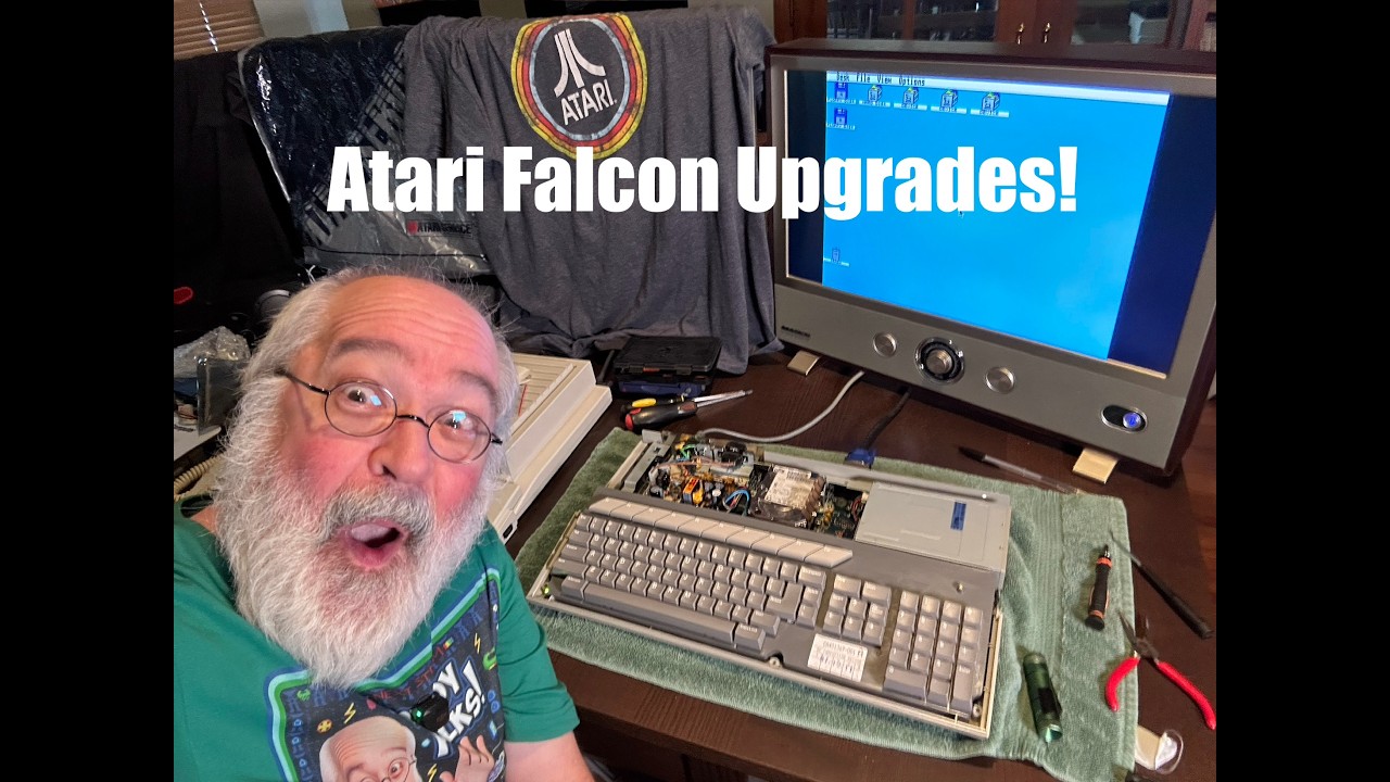 TJ Upgrades His Atari Falcon - Step By Step - 14MB RAM - Hard Drive - FPU - Vintage  Computing