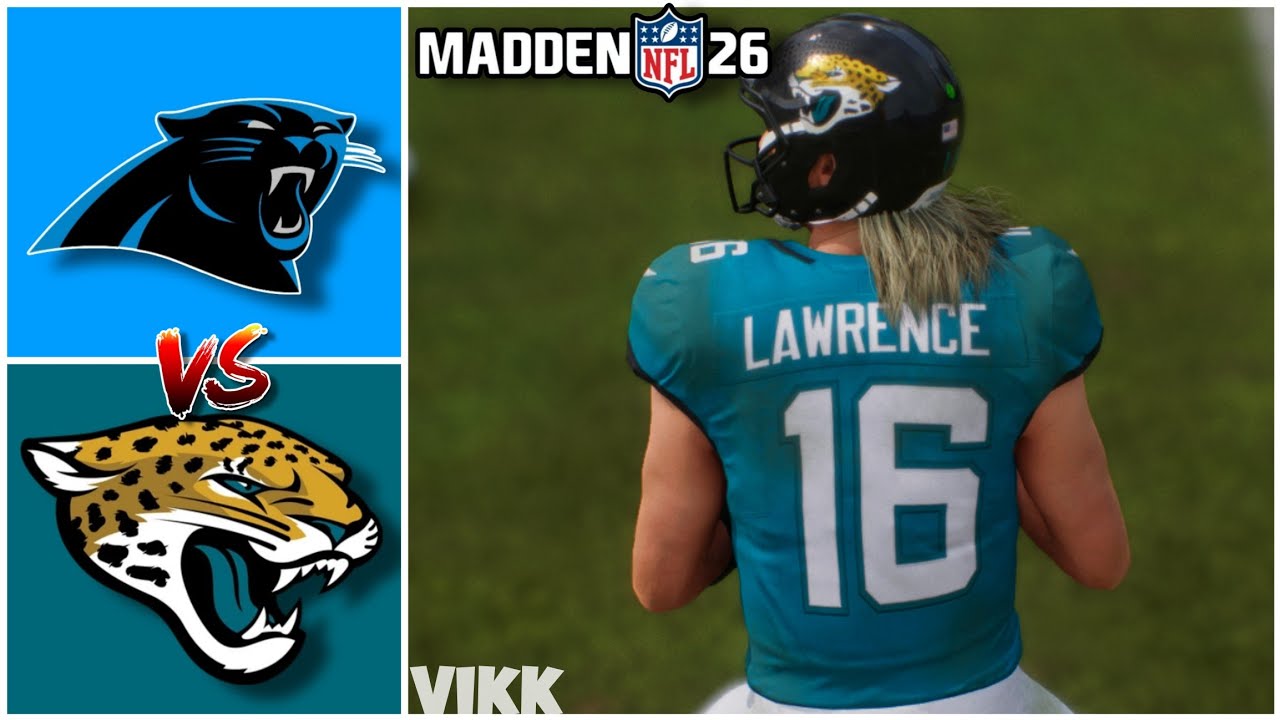 Panthers vs Jaguars Week 1 (Madden 26 Simulation)