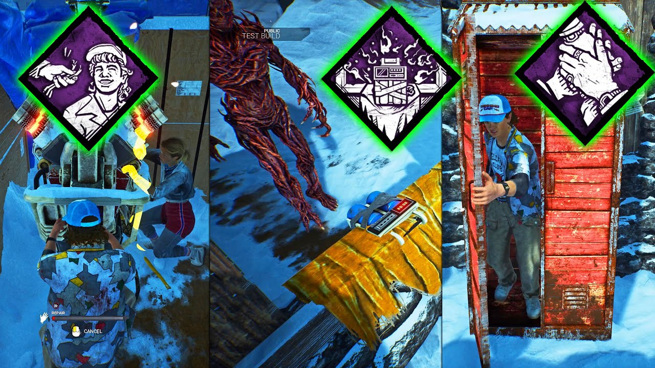 Dead By Daylight All Dustin Henderson Perks!