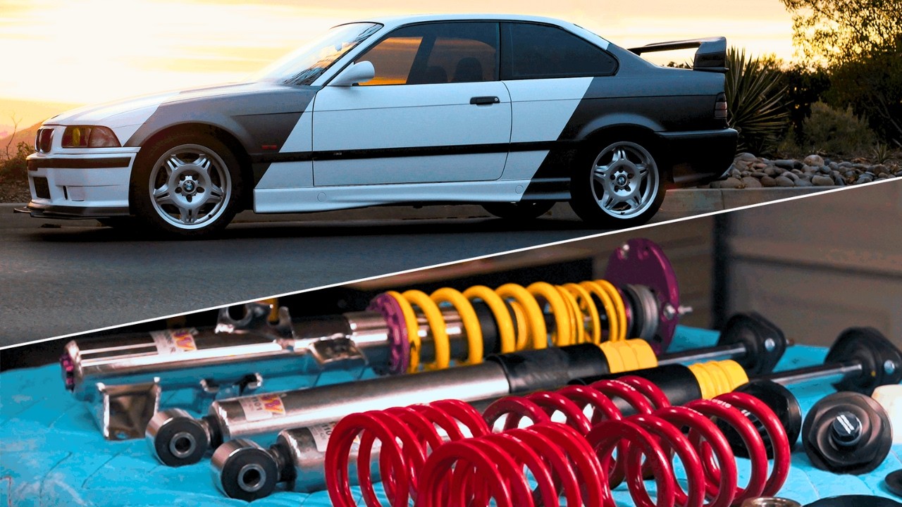 E36 M3 Suspension Refresh | KW Clubsport Coilover Install + Camber Plate Cautions | 4K