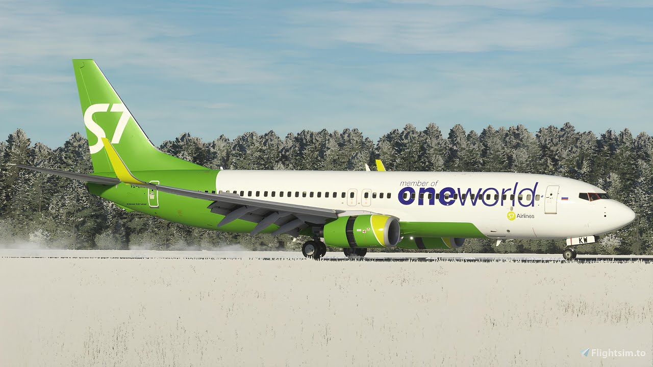 S7 Airlines | Красноярск (UNKL)  ➡ Novosibirsk (UNNT)  | B737-800 PMDG