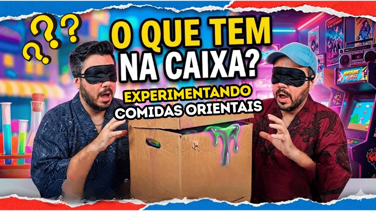 CAIXA MISTERIOSA - EXPERIMENTANDO COMIDAS ORIENTAIS