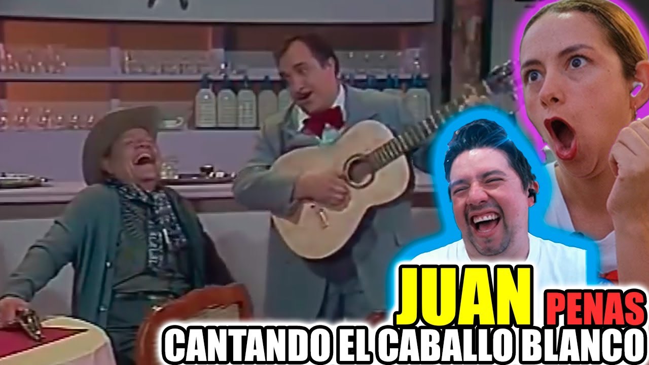 Reacción por PRIMERA VEZ | Juan Penas cantando El Caballo Blanco | Comedia MEXICANA | Humor MEXICO