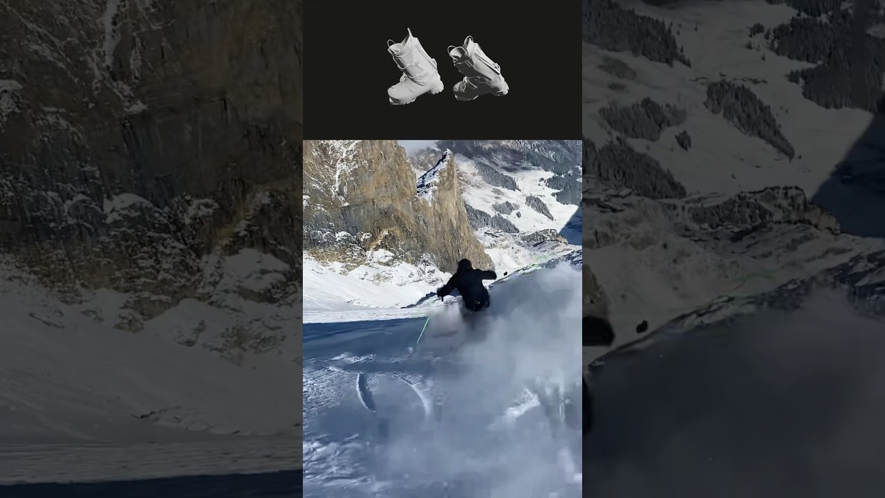 Testing out CARV 2 in some powdery uneven terrain @CarvSki #ski #skiing