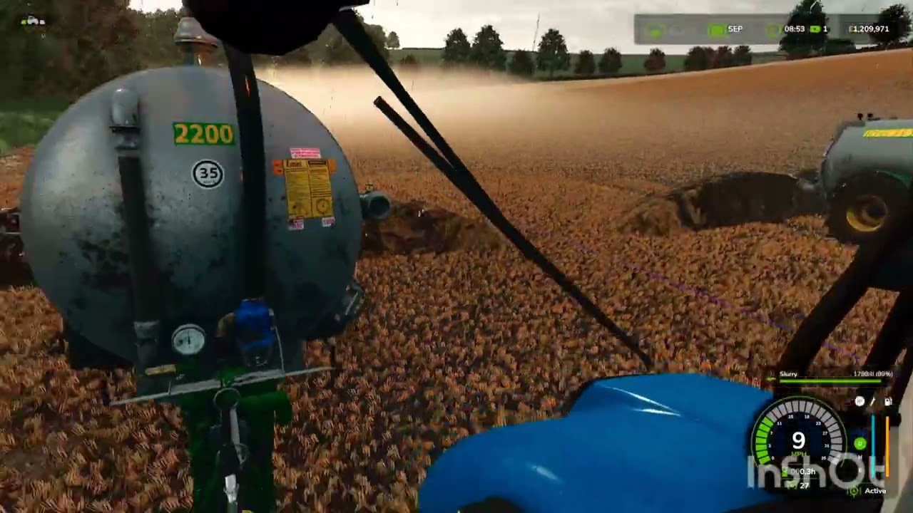 Slurry spreading with @Modelfarminglads 