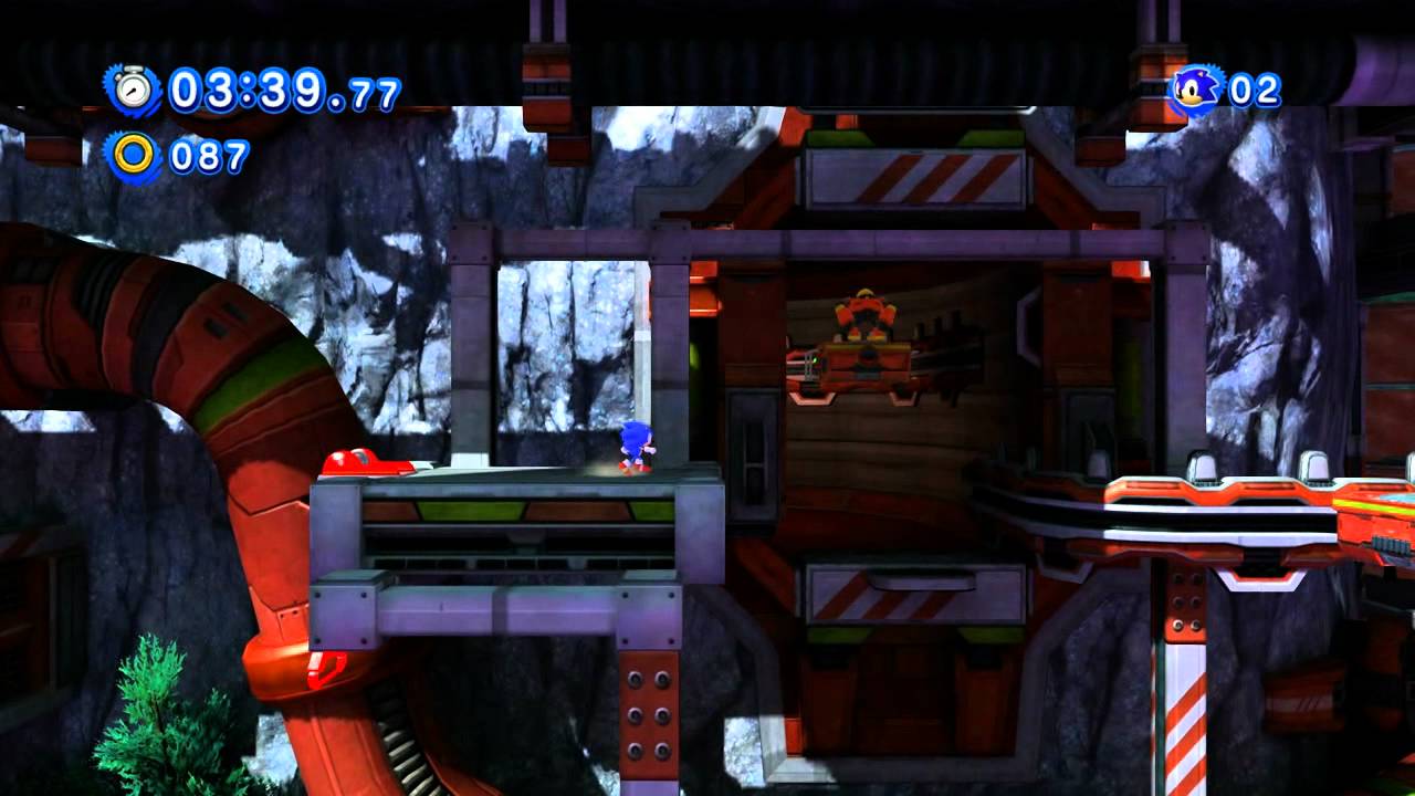 Classic Sonic in Modern Planet Wisp(Sonic Generations)