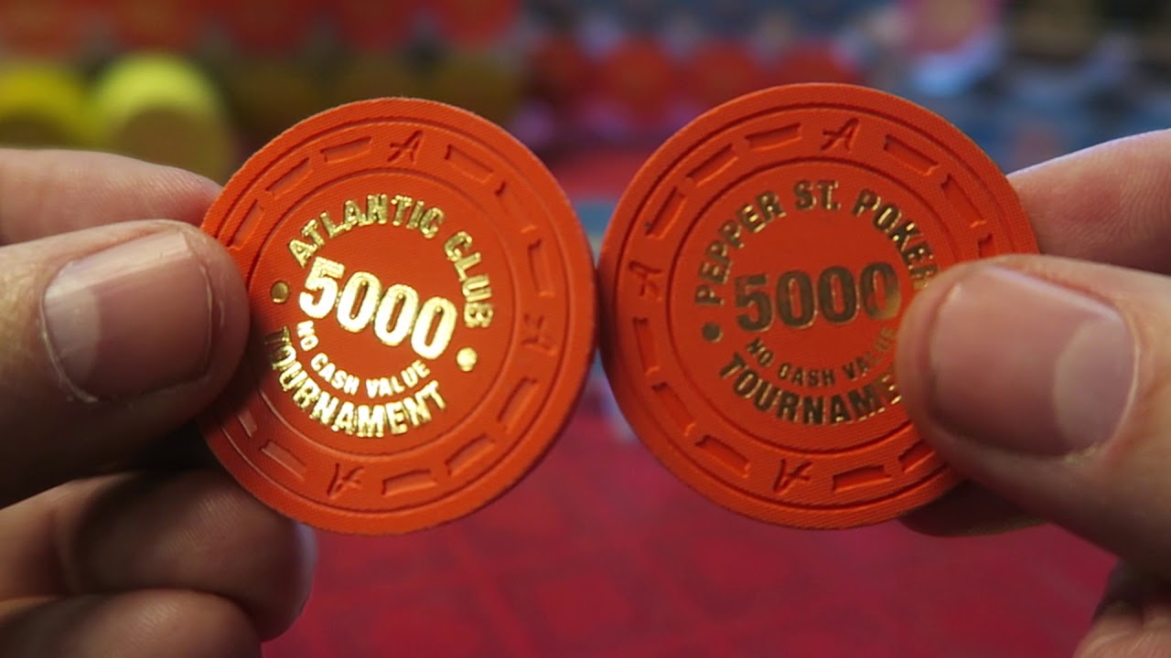 Poker Chip Video 01 - Custom Dayglo Hot Stamps