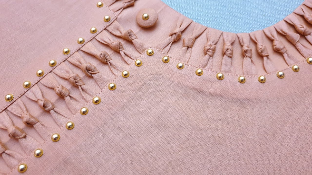 Latest and Unique Easy Neck Design For Kurti/Suit Cutting and Stitching