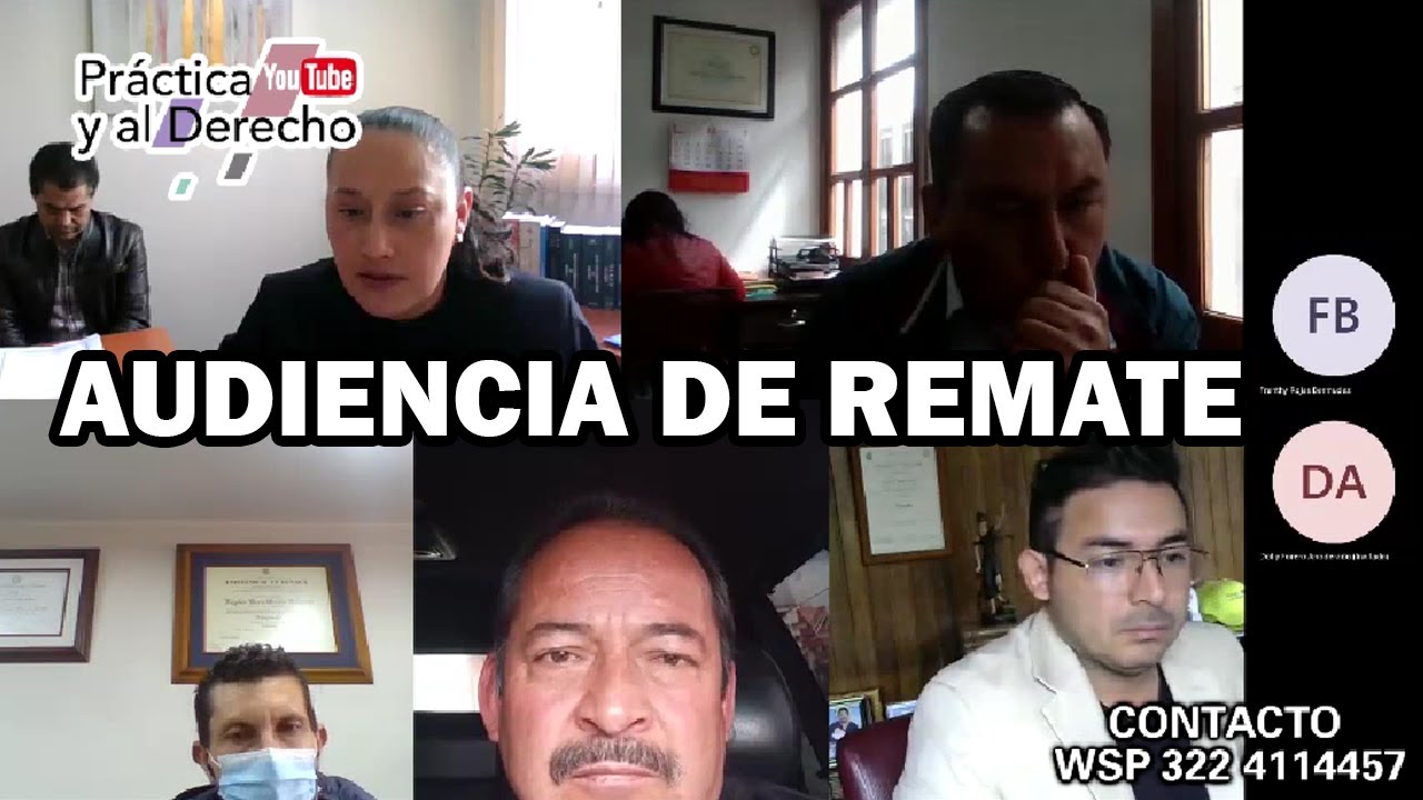 AUDIENCIA DE REMATE | ABOGADOS LITIGANTES, CO.