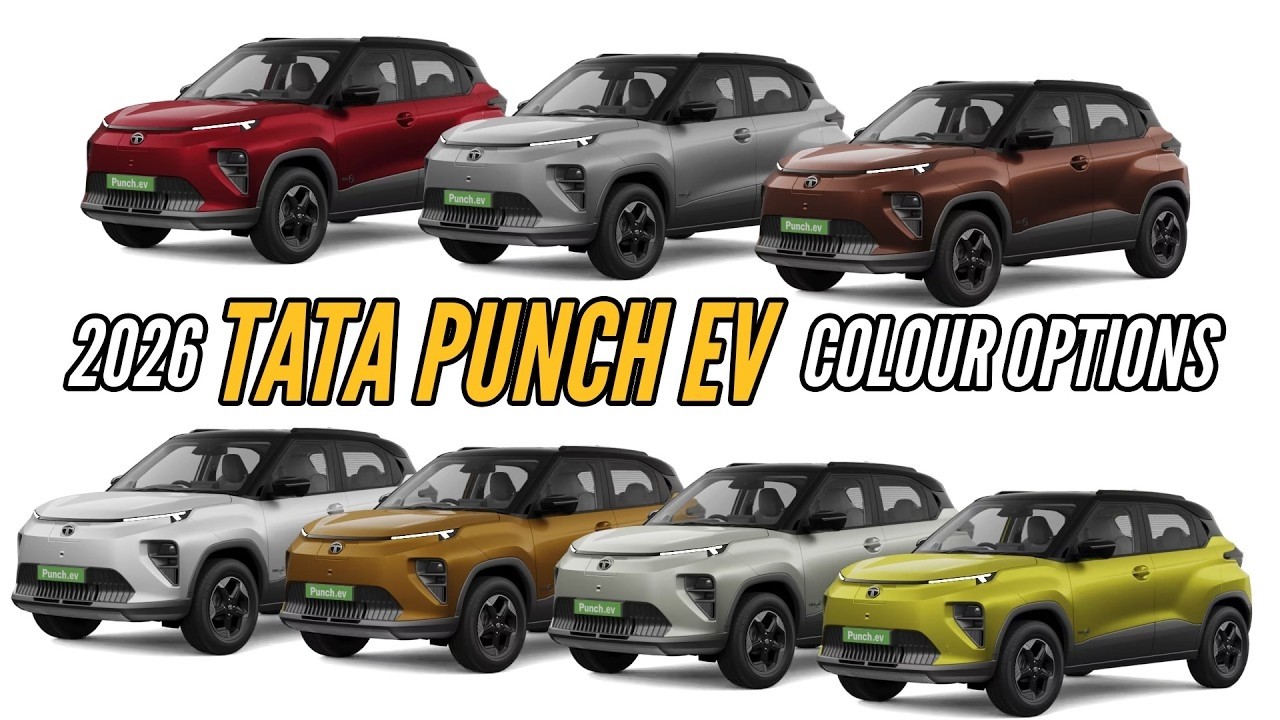 2026 TATA Punch.ev Colors: Which One Should You Pick? | AUTOBICS AUTOBICS