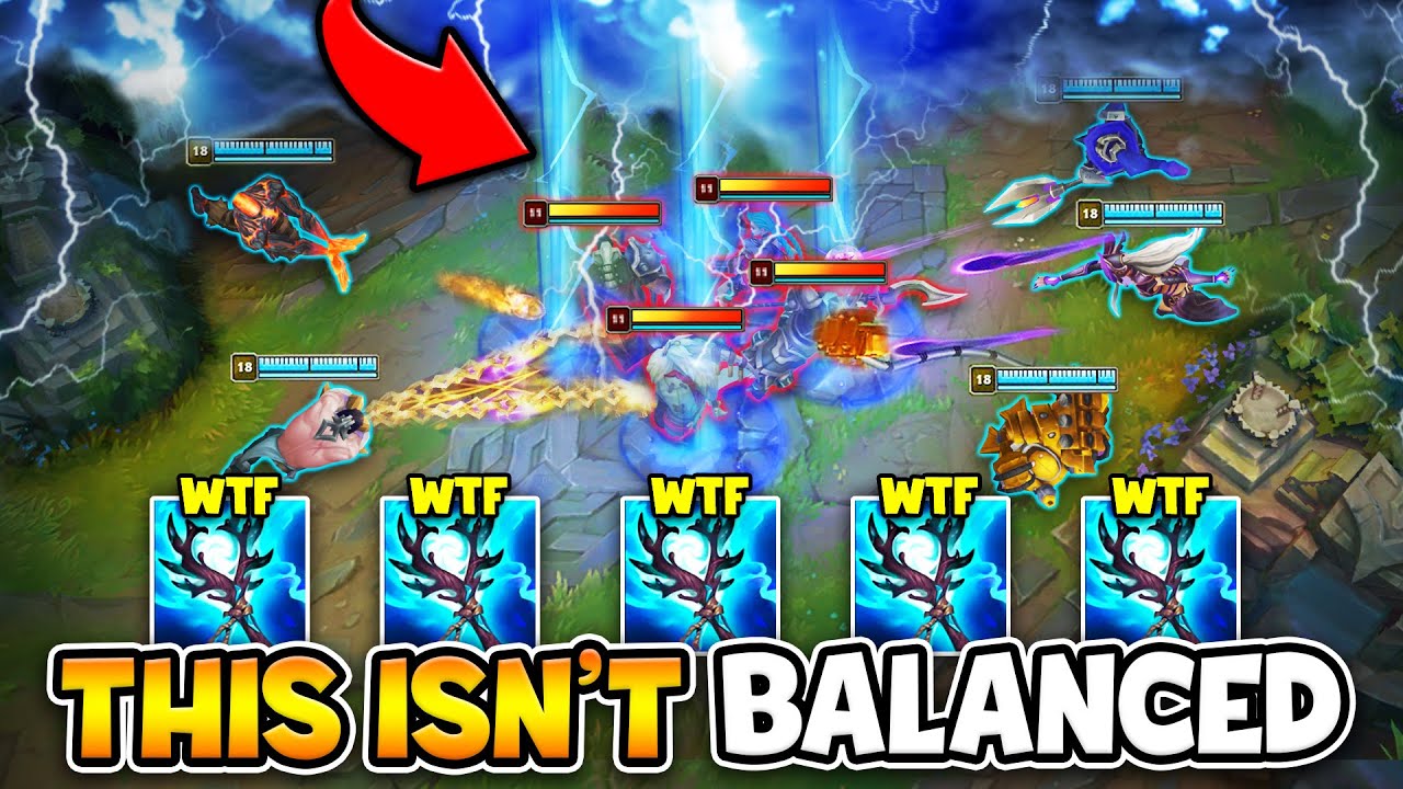WE TURNED SUMMONER'S RIFT INTO A LITERAL LIGHTNING STORM! (NEW BROKEN AP ITEM)