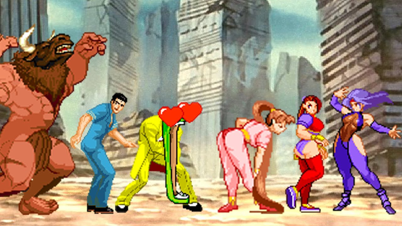 TEAM MINOTAUR BOSS vs TEAM ASURA BLADE - GIRLS vs MUGEN 