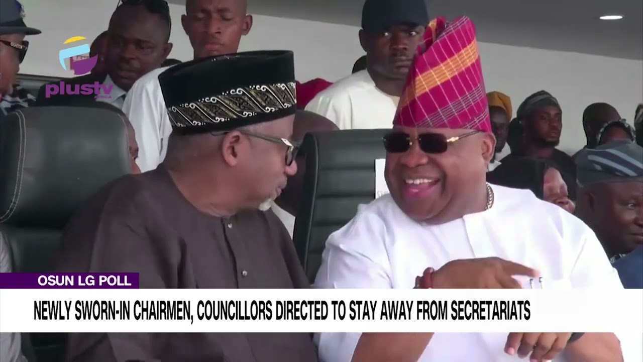 Osun LG Election: Newly-elected Chairmen Take Oath Of Office