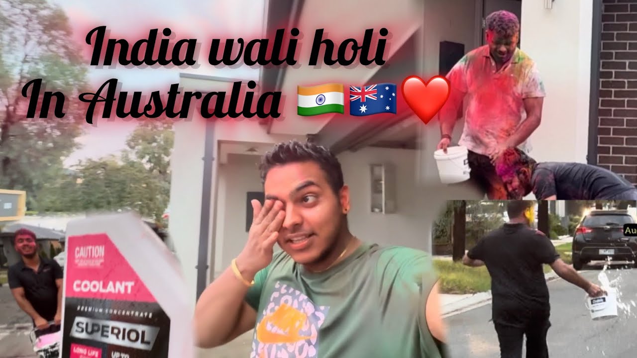 Indian’s celebrating HOLI in Melbourne 🇦🇺😂| PART-2