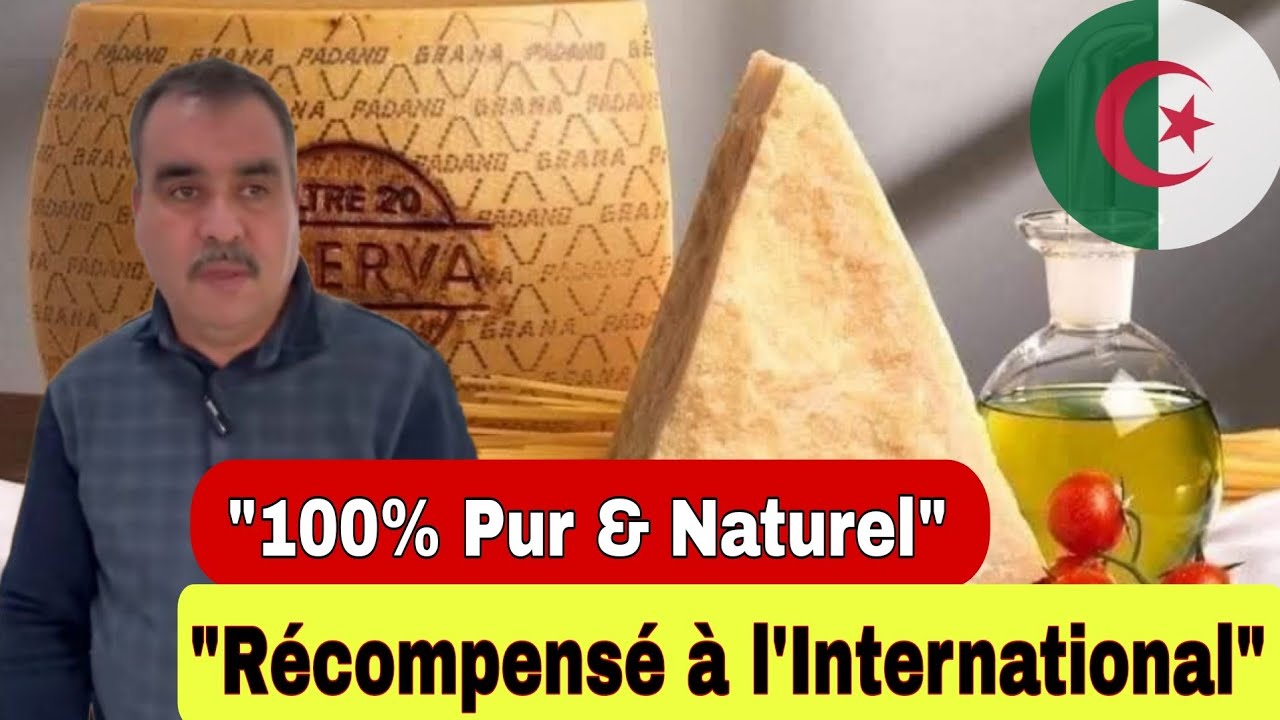 Fromage algérien authentique : Pur, sans additifs et récompensé à l'international!